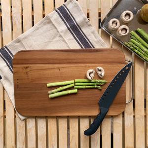 [리퍼] 아카시아나무 스텐 손잡이 플레이트 원목 도마 도마꽂이