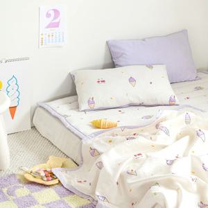 젤라또 풍기인견 아사 양면 천연 쿨링 아기 유아 여름 이불세트(베개솜포함)