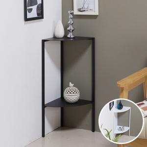 2026 리뉴얼 코너 콘솔테이블 삼각 모서리 철제 슬림 현관 복도 거실 2단 선반