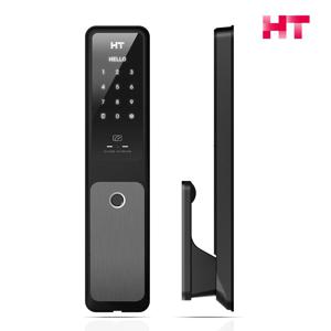 셀프설치 TDL-P1102F Wifi추가가능 바로잠김 지문무타공 푸시풀도어락 현관문번호키