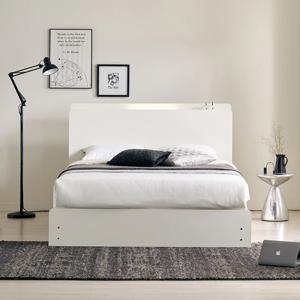 세런 책장형 LED 수납침대세트 스탠다드 매트리스 K