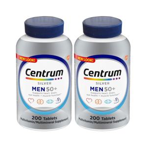 [해외] 실버 50세이상 남성용 멀티비타민 200정 x 2개