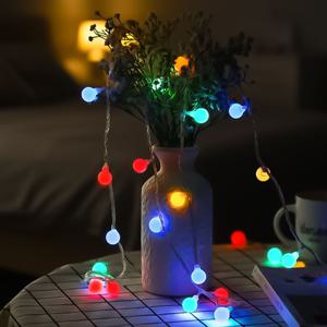 건전지용 LED 20구 앵두전구/장식 줄조명 크리스마스 캠핑 데코 전구