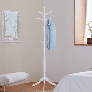 레트로 엔틱 원목 스탠드 옷걸이 코트 행거 2colors