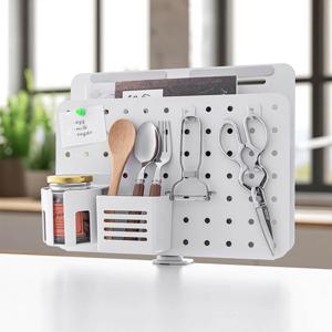 [해외] 360도 회전형 양면 페그보드 타공판 파티션 풀세트