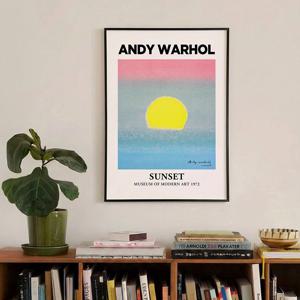 앤디 워홀 선셋 팝아트 인테리어 명화 그림 액자 포스터