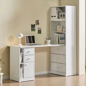 학생책상 스타 1600 LED등 책장책상세트