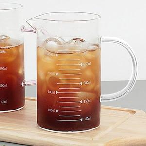 레벤호프 무색투명핸들 유리계량컵 500ml 내열유리 베이킹컵 비커 비이커 계량컵 0923