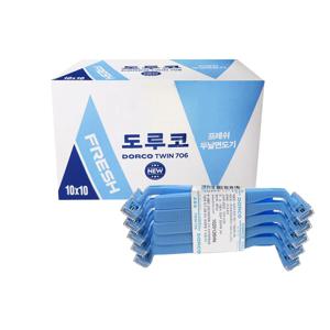도루코 일회용면도기 프레쉬면도기 트윈 706 10개입 x 10개