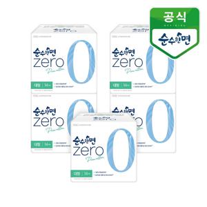 생리대 순수한면 제로 대형 14P 5개