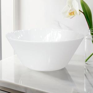 더셰프 본차이나 화이트 그릇 면기 우동기 (문)