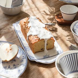 마리아꾸르끼 1976 가든 오브 블루 샌드위치 접시