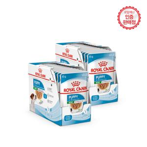 독 미니 퍼피 파우치 85g 24팩