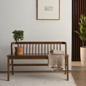 미스틱 참죽나무원목 식탁벤치의자 (2인용벤치의자/3인용벤치의자)