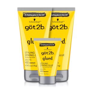 [해외] 글루드 스파이킹 헤어 젤 세트 170g x2개 +여행용 튜브 35g