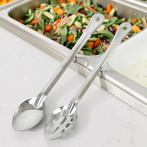 스텐 롱 다대스푼 390mm 서빙 뷔페스푼 단체급식