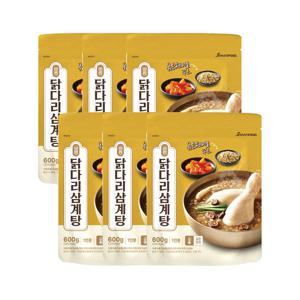 바른 닭다리삼계탕 600g x6개