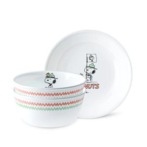 스누피캠핑 면기소 2P+찬기대 1P