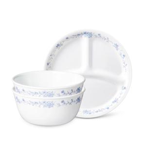 프렌치 블루 면기소 2P+삼절소접시 1P