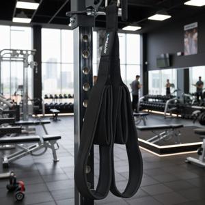 웨이트 손잡이 케이블 그립 멀티 스트랩 랫풀다운 트라이셉 로프바 케이블머신