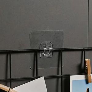 욕실 벽걸이 접착식 후크 무타공 걸이 다용도 선반 매직 스티커 부착식 고리 접착패드 15개