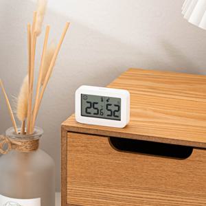 롬에이 모아 미니 온습도계 디지털 온도계 신생아 식물 화초 온도습도