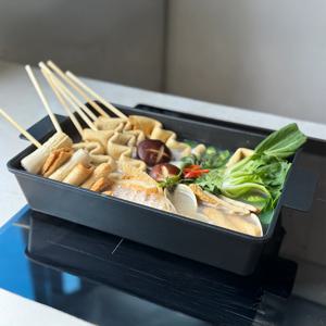 사각전골 어묵 샤브샤브 냄비 전골팬 오일마스터 22x39cm