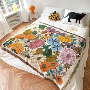 플라워댄스 블랭킷 소파커버/러그/블랭킷/담요