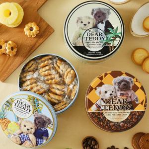 디어테디 틴케이스쿠키 3통세트 태국쇼핑템