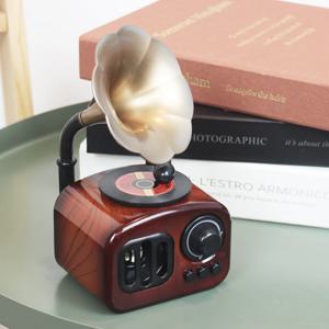 엔틱 태엽 오르골 뮤직박스 축음기 움직이는 수동 오르골 빈티지소품