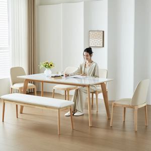 DT09 포세란 세라믹 원목 식탁 테이블 다이닝 카페 식탁 2인 4인 6인 식탁 의자 세트