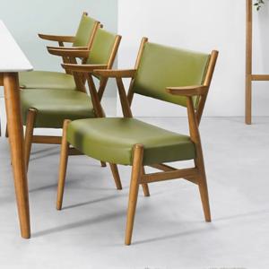 홈카페 색감 좋은 그린 고무나무 원목 의자 예쁜 튼튼한 오브제 식당 모던