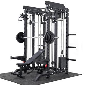 클럽용 스미스머신 8522SM 풀세트 헬스장 멀티랙 파워랙 PT샵 듀얼풀리 150kg 블럭