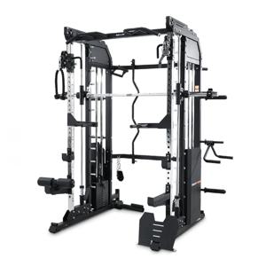 스미스머신 6822SM 가정용 홈짐 헬스기구 멀티랙 파워랙 듀얼풀리 120kg 블럭 포함