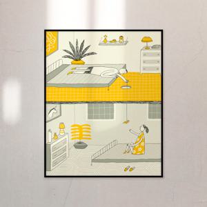 액자 COVID CRUSH / 브라이언 레