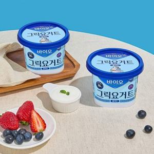 바이오 PROBIOTIC 그릭요거트 플레인 400g 2개_냉장