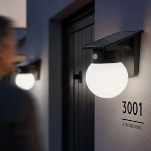 태양광 센서등 태양열 가로등 LED 문주등 야외 조명 계단 전원주택등 마당 벽등 글로브