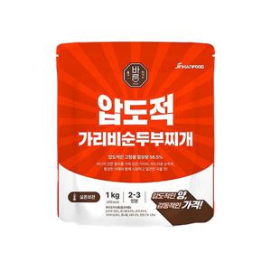 바른 압도적 가리비순두부찌개 1kg x1개