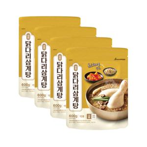 바른 닭다리삼계탕 600g x4개