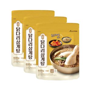 바른 닭다리삼계탕 600g x3개