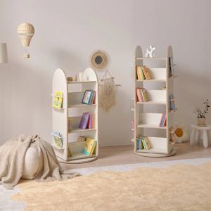 리틀도리 E0 국내생산 360도 이동식 회전 공간활용 교구 책장