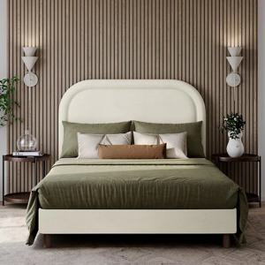 포그 부클침대 우드형 다릿발 Q(퀸), 릴리 매트포함, 하드타입