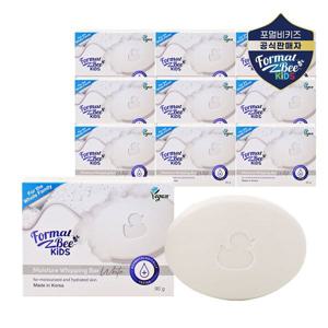 포멀비 키즈 모이스처 휘핑바 90g 10개 (화이트/핑크)