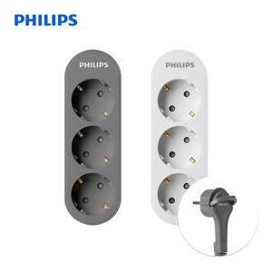 1+1 필립스 고용량 홈탭 납작 콘센트 멀티탭 3구 1.5M 2컬러