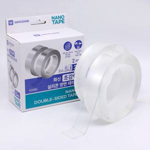초강력 실리콘 투명 양면 테이프 3cm x 3m 2개