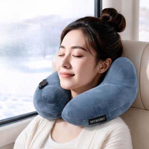비행기 목베개 에어펌프목베개 기내용 목베게 여행용 휴대용 목배게