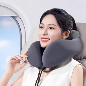 기내용 메모리폼 목베개 기능성 접이식 목쿠션 비행기 KTX 여행용