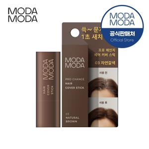 프로체인지 헤어커버스틱 자연갈색 염색 새치커버