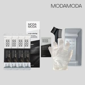 NEW 더 순한 물염색 4개입 (블랙) + 염색키트