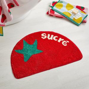 프루티 토마토 반원 터프팅 발매트 42X65